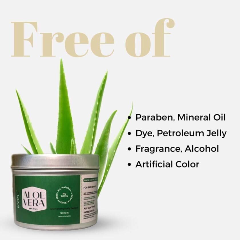 100% Pure Aloevera Gel for Face & Hair - Image 5