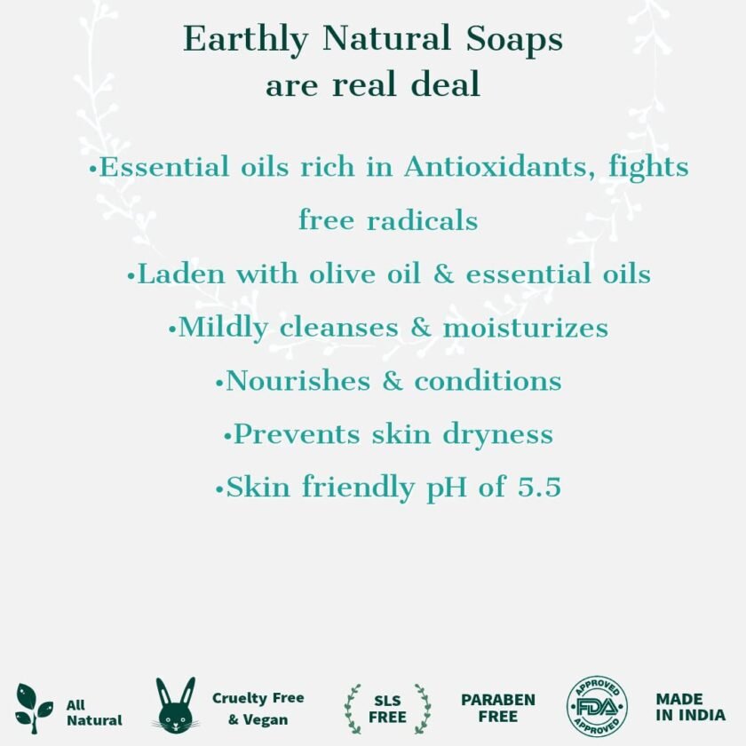 Neem Handmade Natural Soap With Glycerine & Tea Tree Oil - Image 4