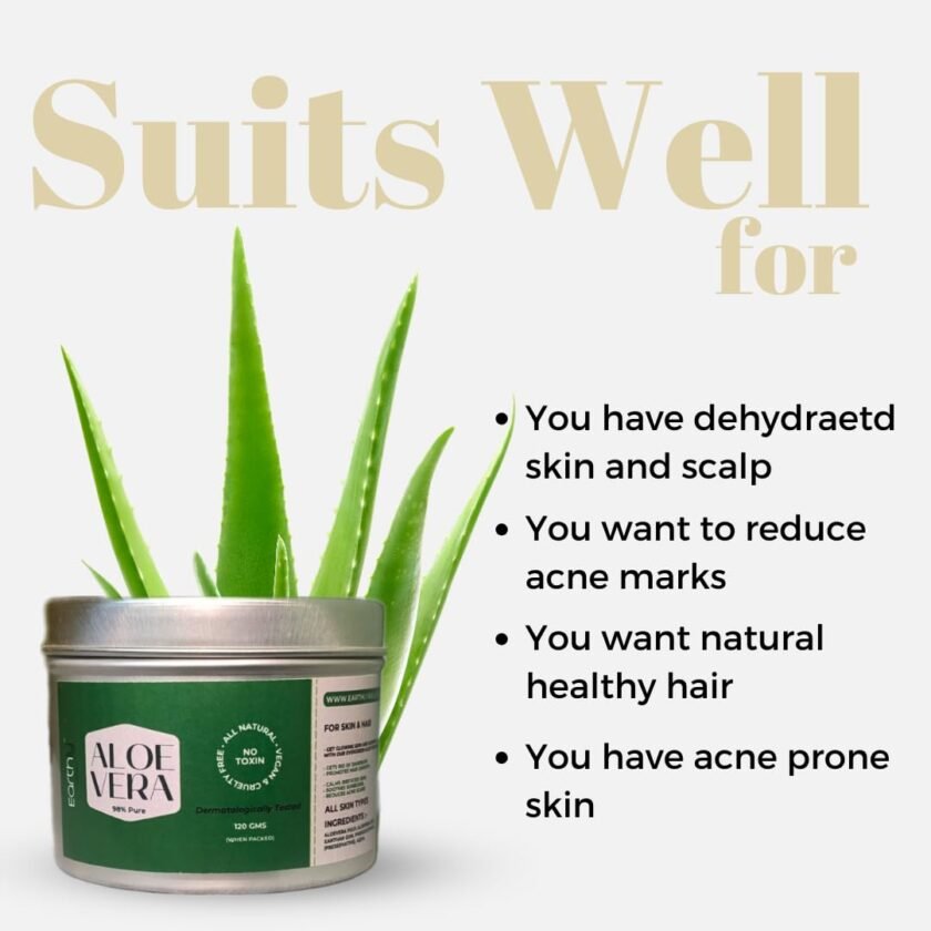 100% Pure Aloevera Gel for Face & Hair - Image 4