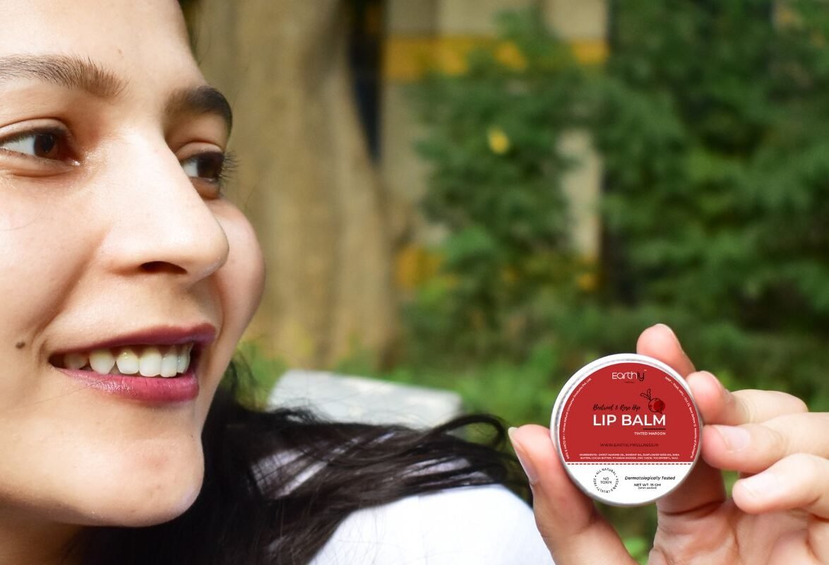 earthly beetroot lip balm