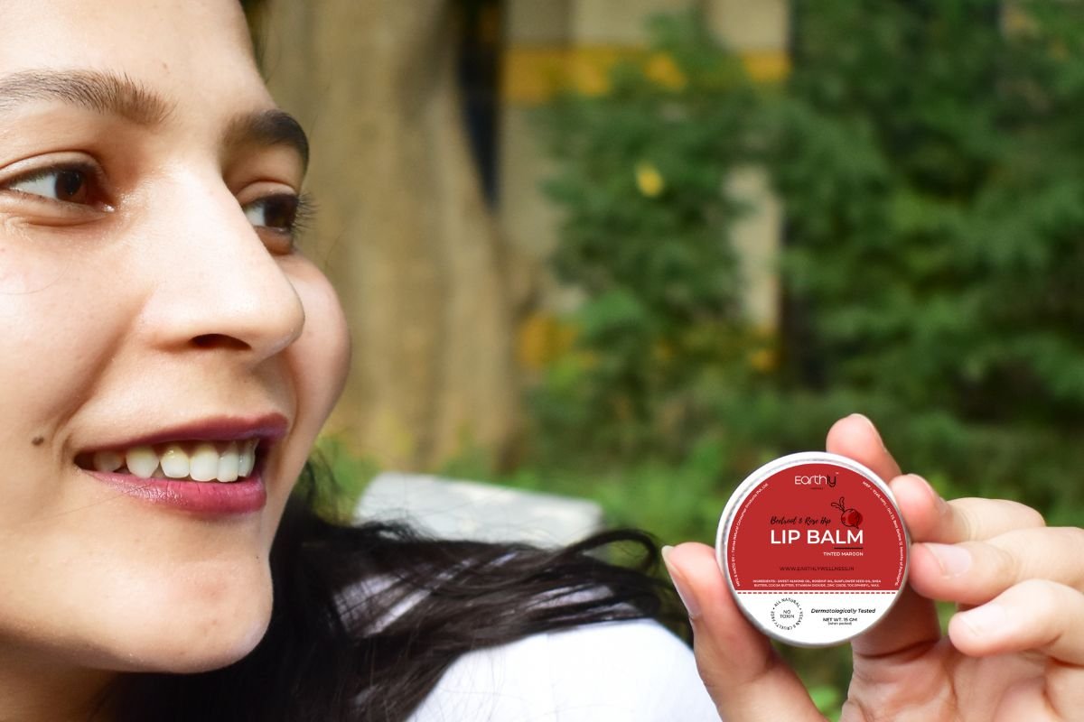earthly beetroot lip balm