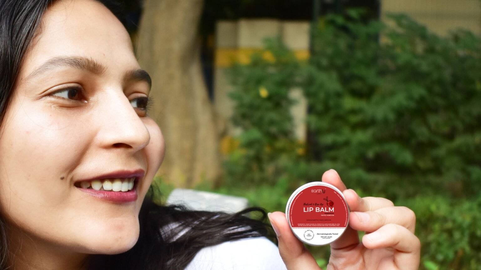 earthly beetroot lip balm